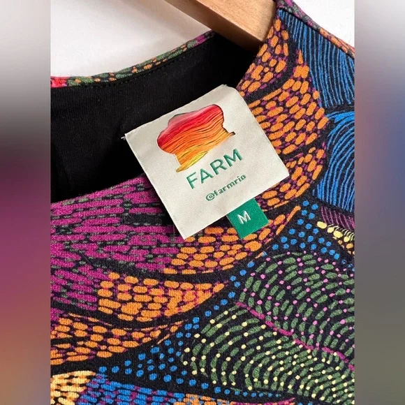 Farm Rio Dotted Macaws Midi Dress - Picture 3 of 3